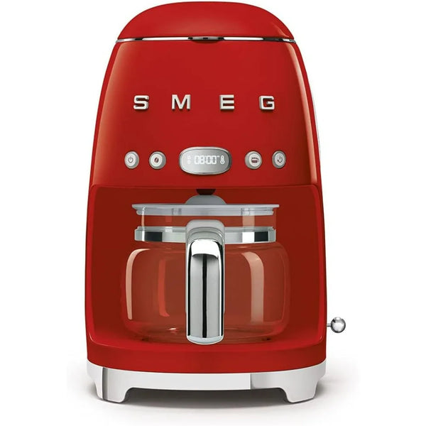 Drip Filter Coffee Machine, Red, 10 cup